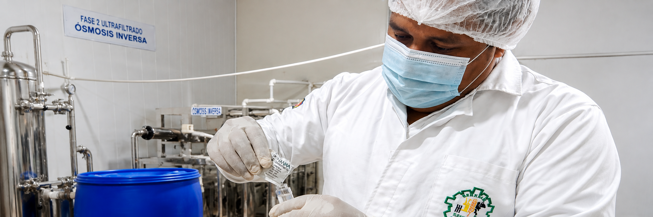SENASAG Pando SENASAG realiza inspección de rutina a Empresas Procesadoras de Alimentos (Agua)