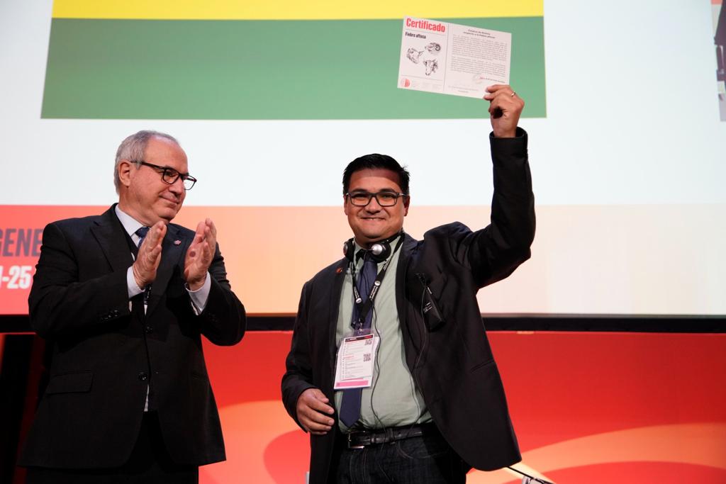 Javier Suares Hurtado Libre de Fiebre Aftosa Bolivia