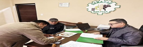 SENASAG Beni firma convenio de cooperación interinstitucional con la Subalcaldía Municipal de Monte Cristo de Tiquín