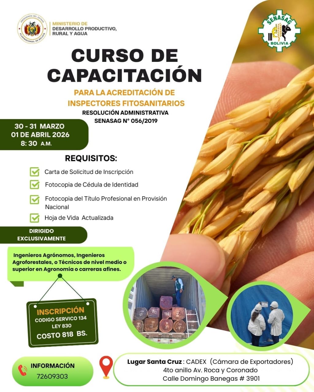 Curso SENASAG