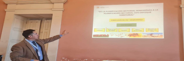 SENASAG Chuquisaca participa en Taller de Planificación Sectorial