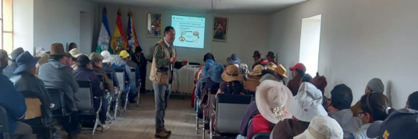 SENASAG ORURO REALIZÓ TALLER DE CAPACITACIÓN EN MANEJO AGRONÓMICO DE LA QUINUA