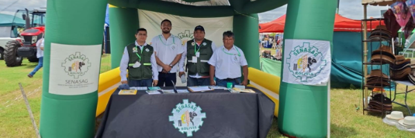 SENASAG FORTALECE SU PRESENCIA INSTITUCIONAL EN AGRO VIDAS 2026 CON INFORMACIÓN Y ORIENTACIÓN A LOS PRODUCTORES